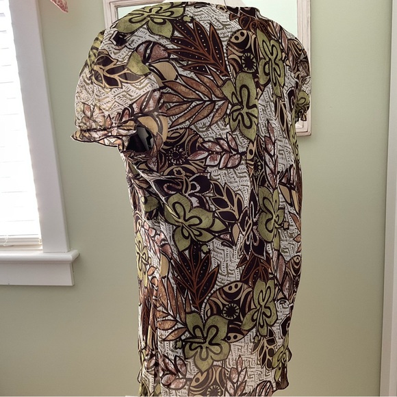 DRESS BARN,  FLORAL BLOUSE, SIZE:XL - Picture 5 of 12